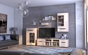 Модульная система "Аякс" (гостинная) — купить по недорогой цене в Украине: Днепр | «Мир Мебели»