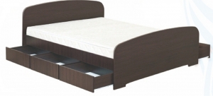 кровать Модерн К-160 3Я, модульные системы, мебель для спальни, спальня, мебель для гостиницы, детская, абсолют