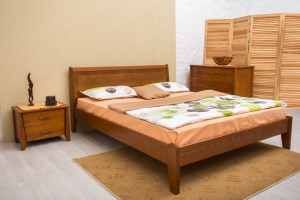 Кровать "Сити" 140 без изножья (интарсия) — купить по недорогой цене в Украине: Днепр | «Мир Мебели»