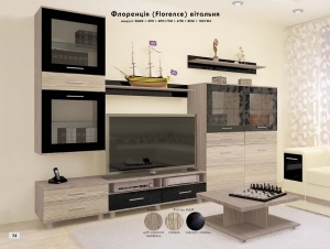 Модульная система "Флоренция" (гостиная) — купить по недорогой цене в Украине: Днепр | «Мир Мебели»