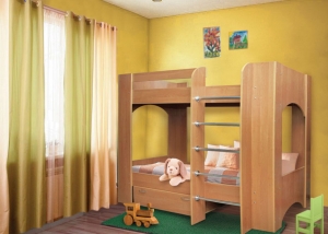 двухярусная кровать Дуэт-2, кровать-чердак, пехотин, детская, спальня, недорогие двухярусные кровати