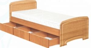 кровать Классика К-90 ЗЯ, модульные системы, мебель для спальни, спальня, мебель для гостиницы, детская, абсолют
