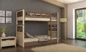 Двухярусная кровать Мальта — купить по недорогой цене в Украине: Днепр | «Мир Мебели»