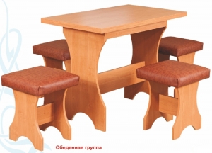 кухонный стол с табуретами,  кухонная мебель, абсолют, обеденные столы, обеденные группы