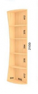 Консоль (радиусная) 300х600х2100 — купить по недорогой цене в Украине: Днепр | «Мир Мебели»