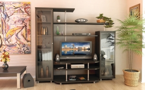 гостиная рио-1, гостиные, рио, мебель сервис, мини-стенки, Модульные системы, полки, комоды, витрины, шкаф