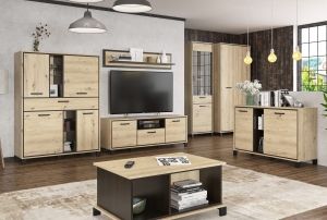 Модульная система "Велс"  МС (гостинная-1) — купить по недорогой цене в Украине: Днепр | «Мир Мебели»