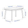 Wakefit Dining Table 6 Seater Dining Table