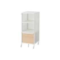 Ikea Bekant Storage Unit with Smart Lock Mesh White