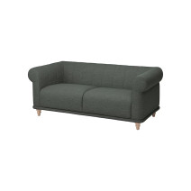 Ikea Viskafors 3 Seater Sofa Lejde/grey/green Birch