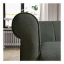 Ikea Viskafors 3 Seater Sofa Lejde/grey/green Birch