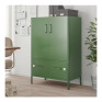 Metal Storage Cabinet with 2 Drawers and 2 Doors