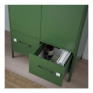 Metal Storage Cabinet with 2 Drawers and 2 Doors