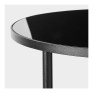 New Mark Impex Side Table, 2 Tiers, Round Tray Table