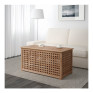 Ikea Hol Acacia Side Table Wooden